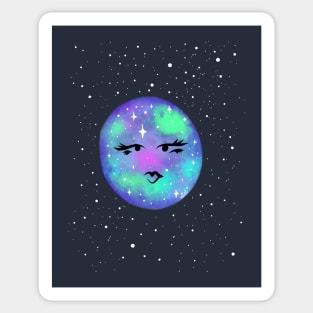 Galaxy kissing you Sticker